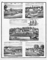 J.W. McMillan, Granger Cheese Factory, E. Comstock, Richard Hoddinott, Lucinda Ganyard, Medina County 1874